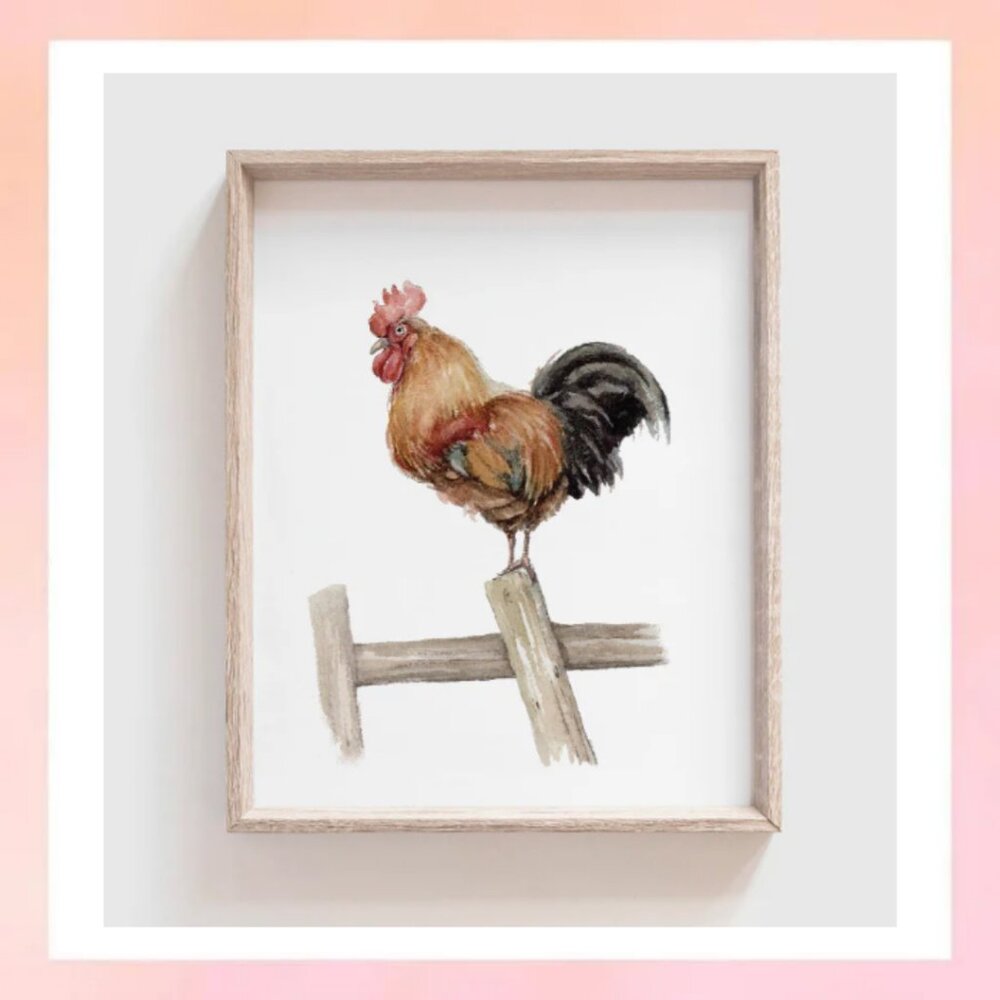 Rooster Art Print